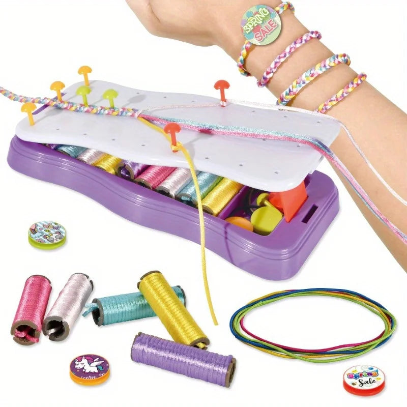 Handmade Rope Braiding Colorful Weaving Material DIY Bracelet Craft