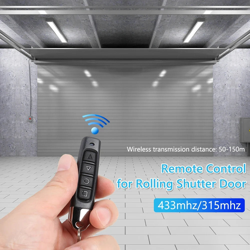 1 433MHz Auto Copy Remote Control Electric Garage Door Opener