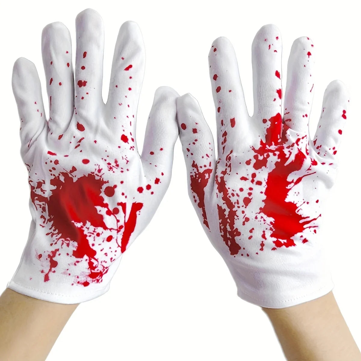 Halloween Horror Blood Gloves – Costume Accessory for Adults