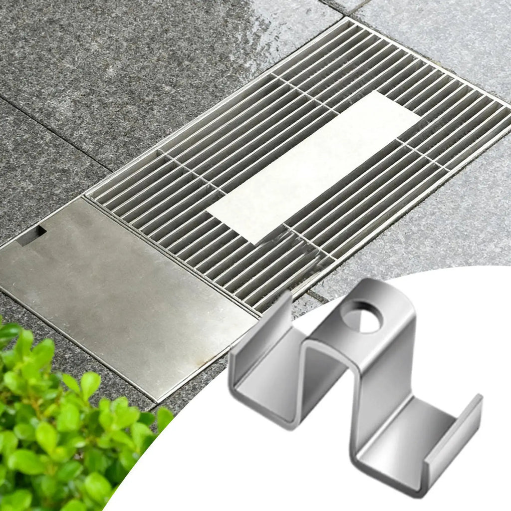 25-Piece Metal Grating Saddle Clips – Weatherproof Fasteners