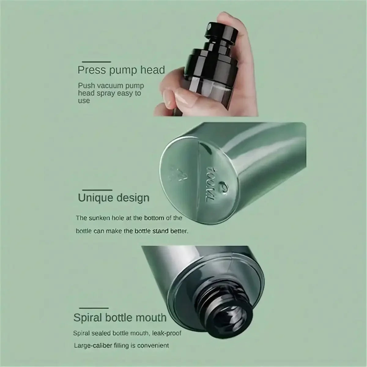 Refillable Ultra-Fine Mist Spray Bottle | Portable Travel Sprayer