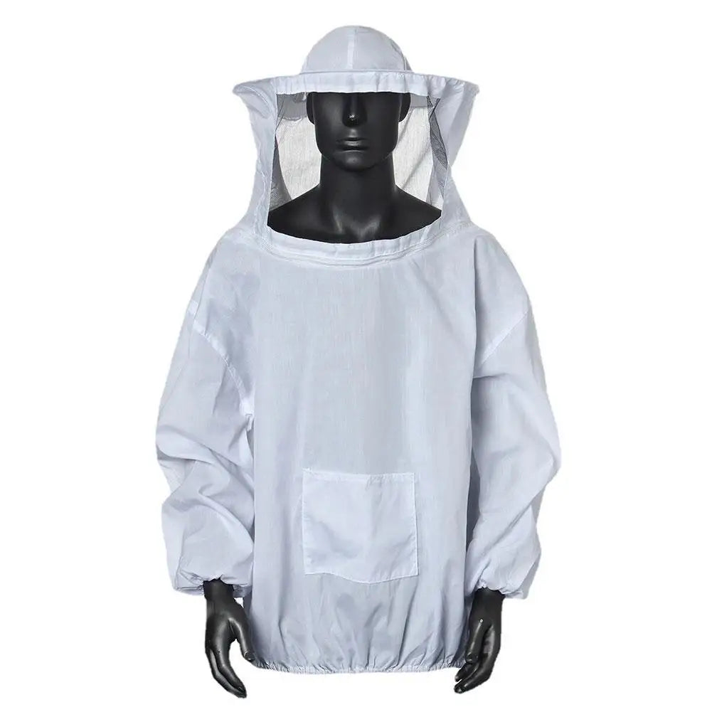 Beekeeping Jacket with Veil Hat – Unisex Breathable Beekeeper Suit