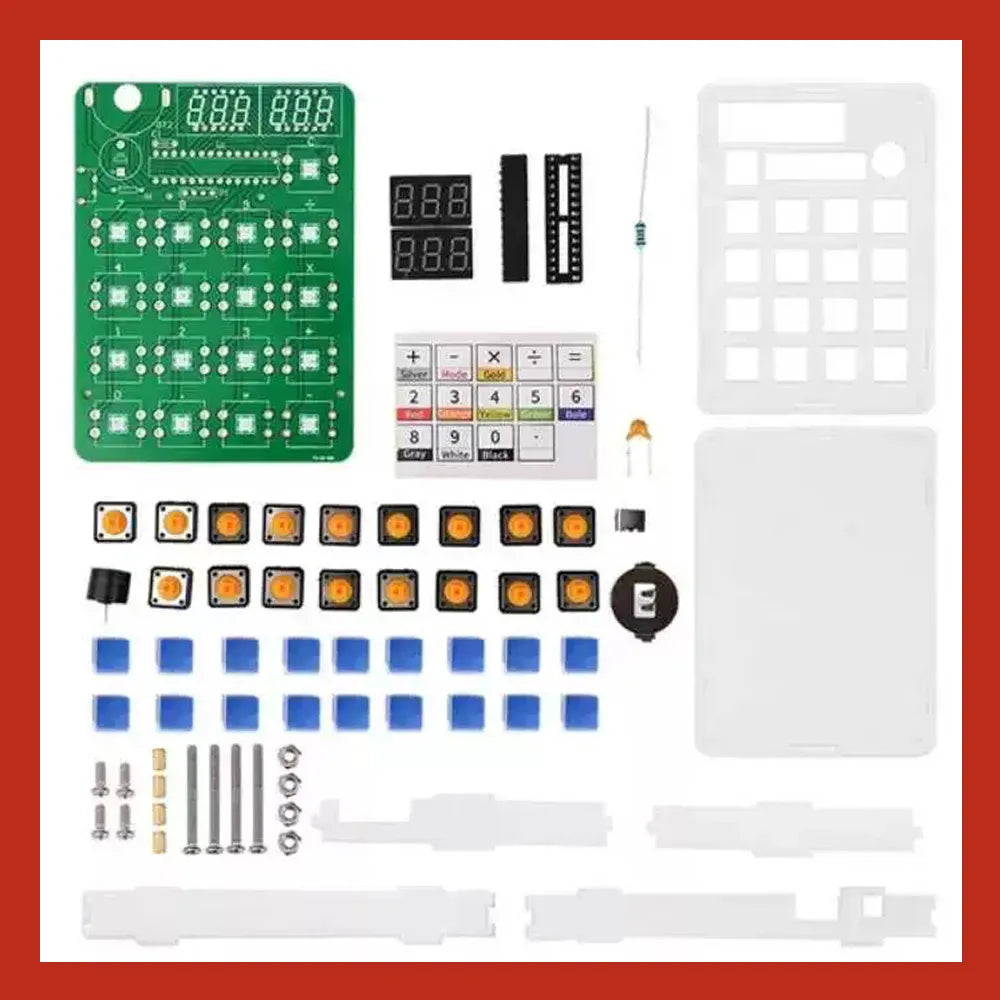 DIY Calculator Kit – LED Display Soldering Practice Project