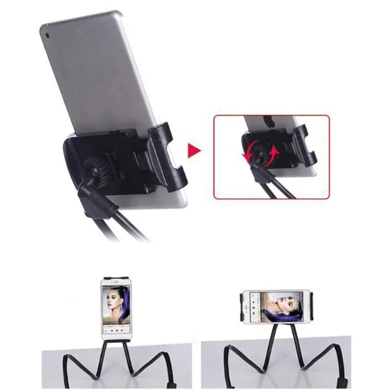 Flexible Hands-free Phone Holder Lazy Necklace Bracket Bed 360