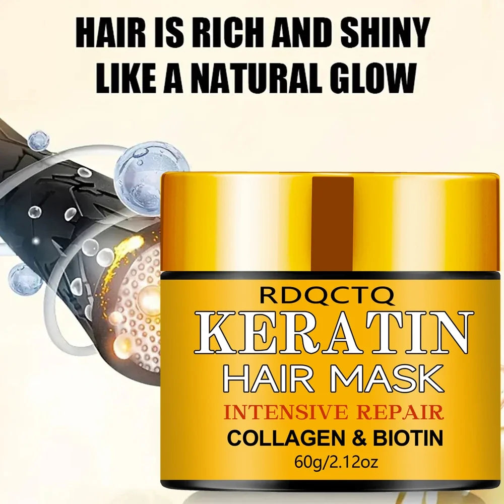 Biotin Collagen Keratin Hair Mask Conditioner – 30/60g