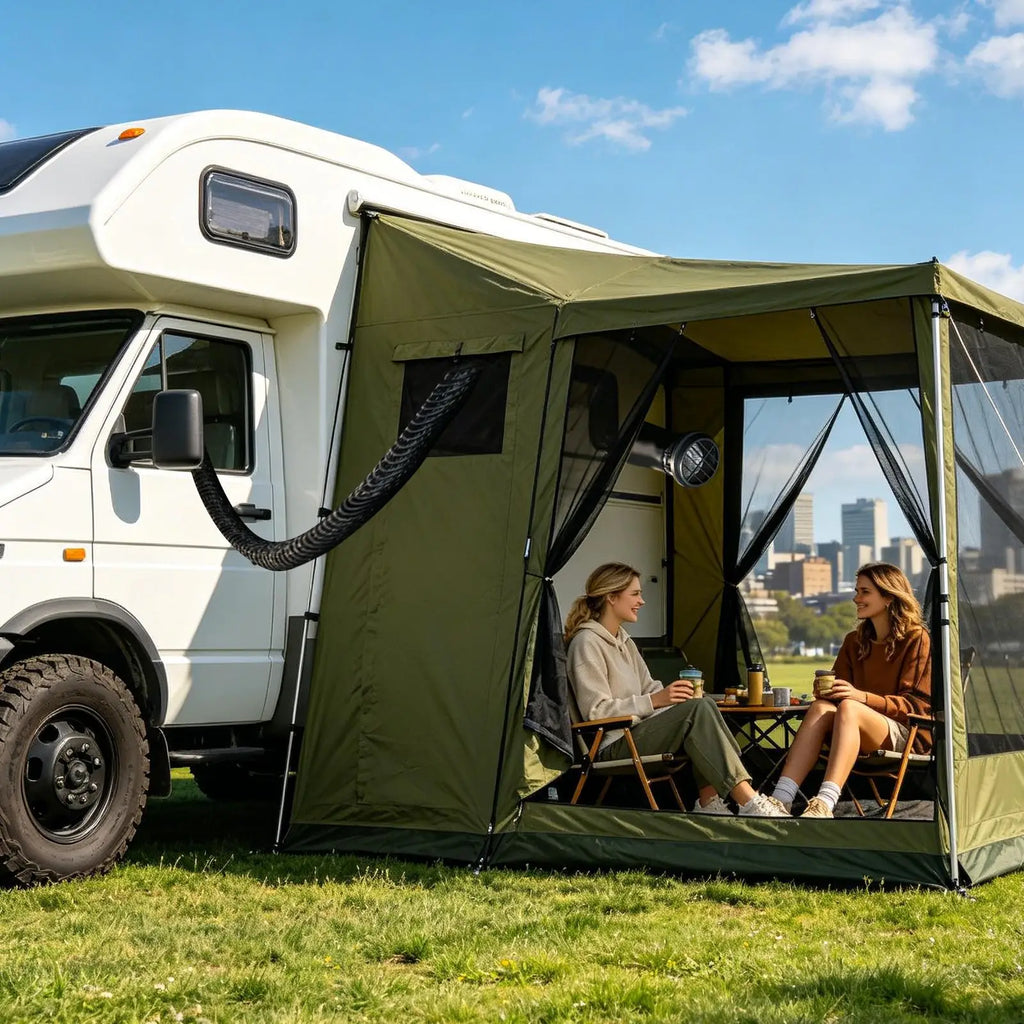 Foldable Car AC Vent Extender | SUV, RV, Truck & Camping