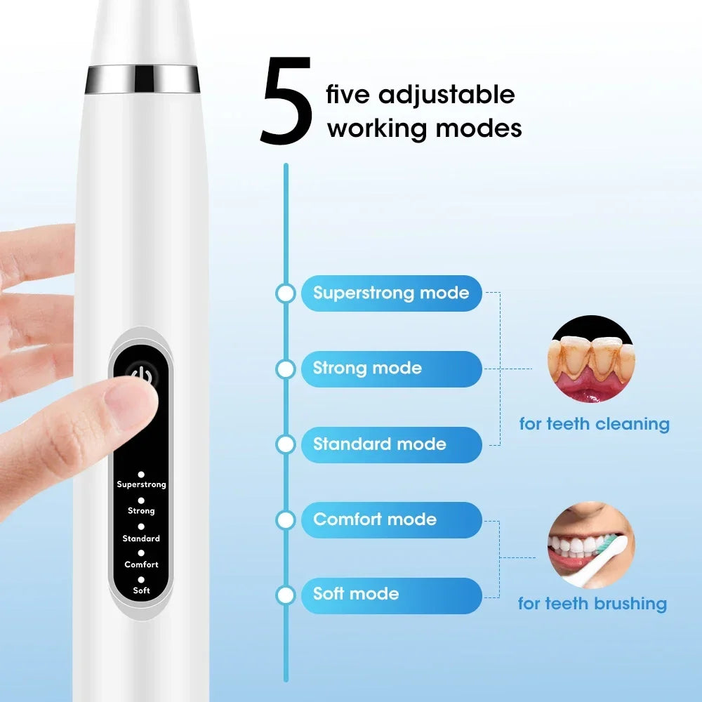 AFDEAL Sonic Toothbrush & Dental Scaler – 5-Mode Oral Care