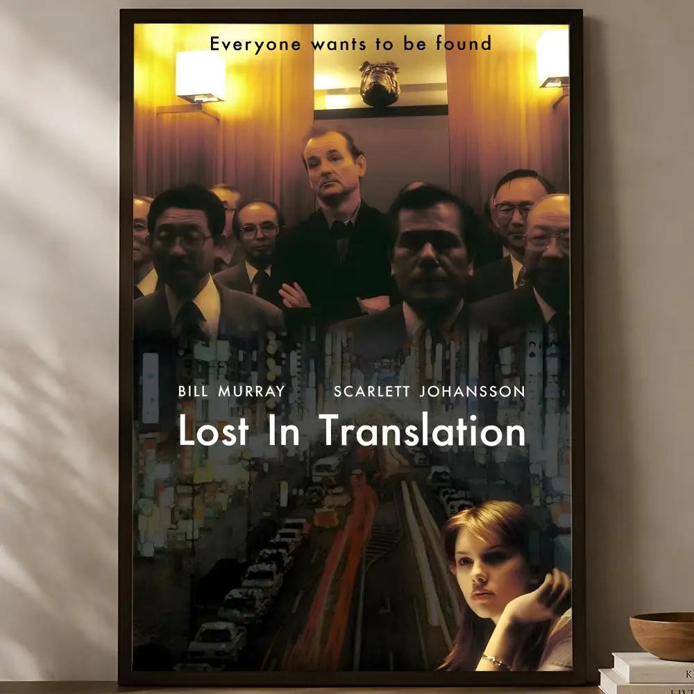 Lost in Translation Movie Poster – Self-Stick HD PVC Wall Art