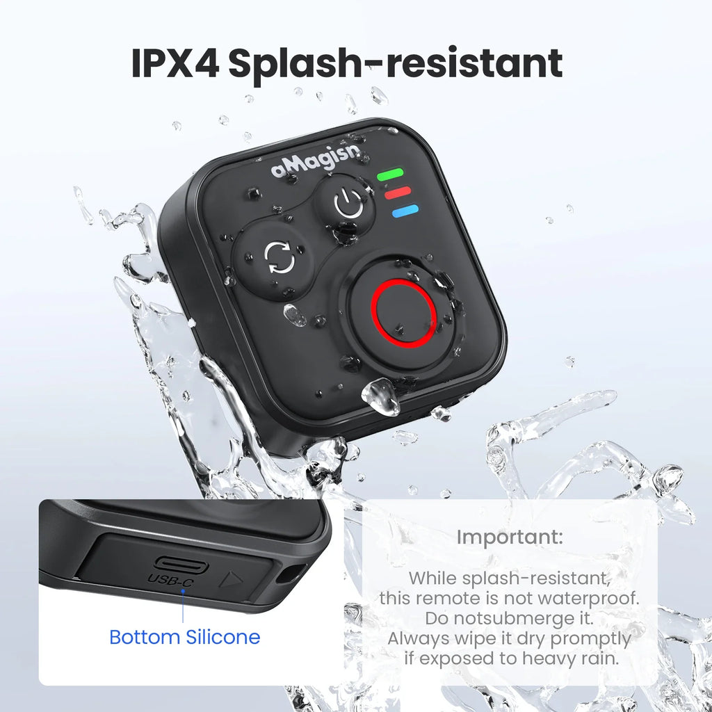 Bluetooth Remote Control for Insta360 X5/X4/Ace Pro 2/GO3S