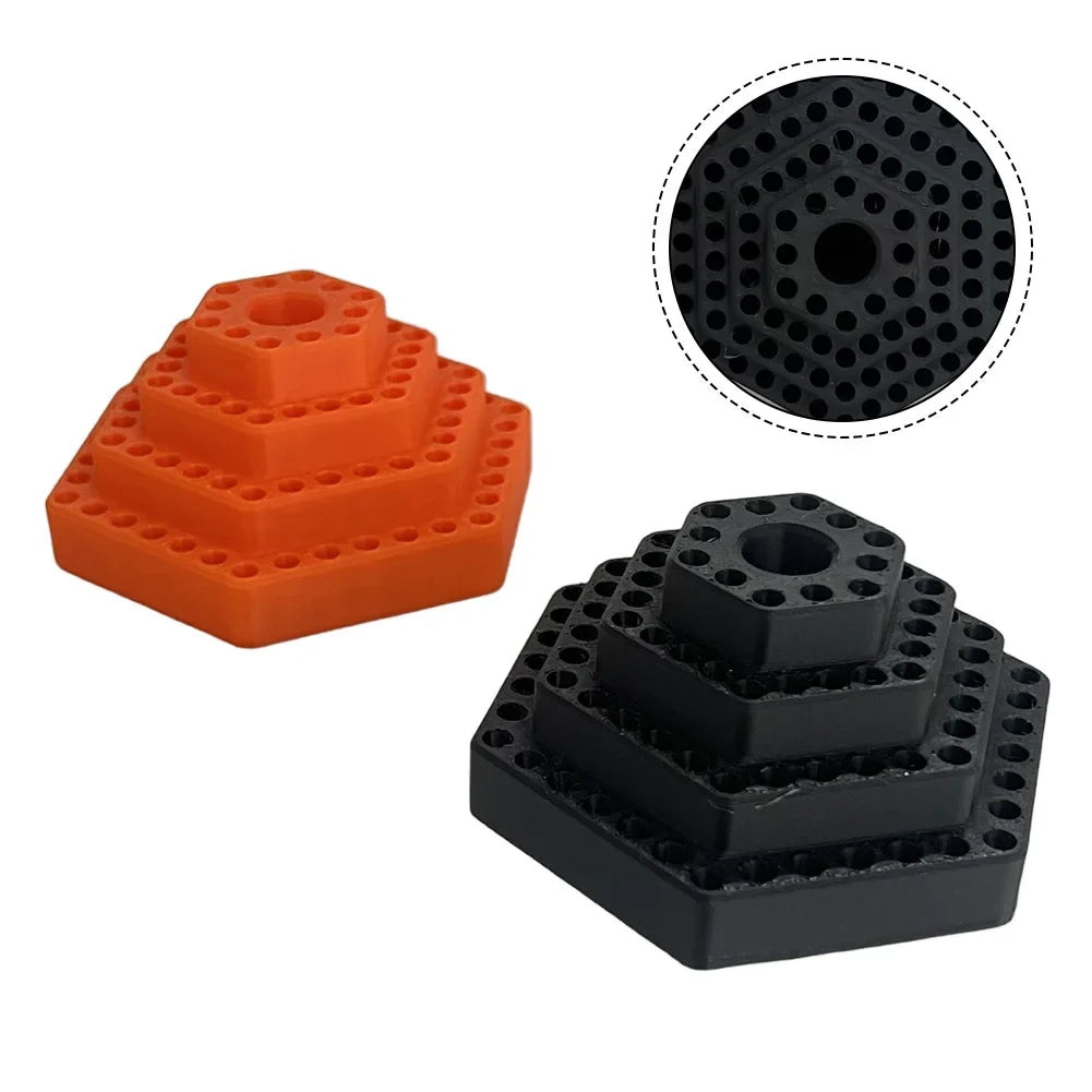 4.8mm Hex Drill Bit Holder & Organizer Stand – Plastic