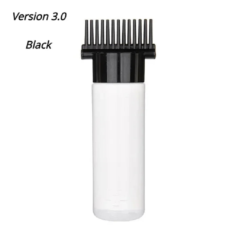 180ml Refillable Hair Dye Applicator Bottle with Root Comb
