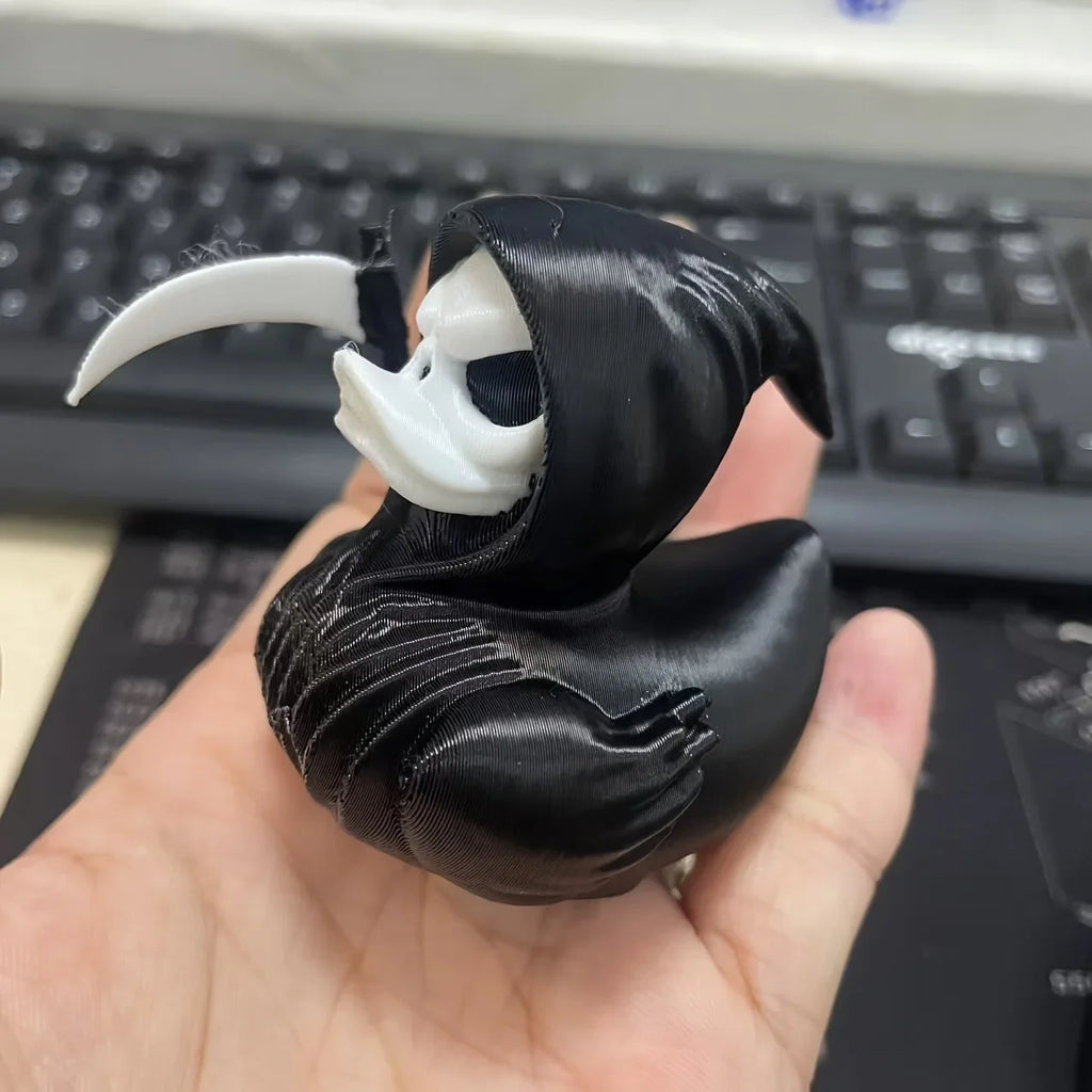 Grim Reaper Duck 3D Printed Scary Death Statue Suitable Home