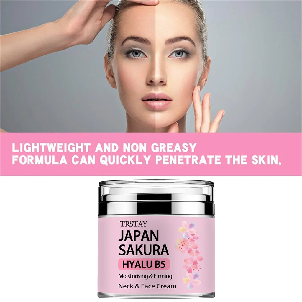 Japan Sakura Essence Cream Tone Up Hyaluronic Acid