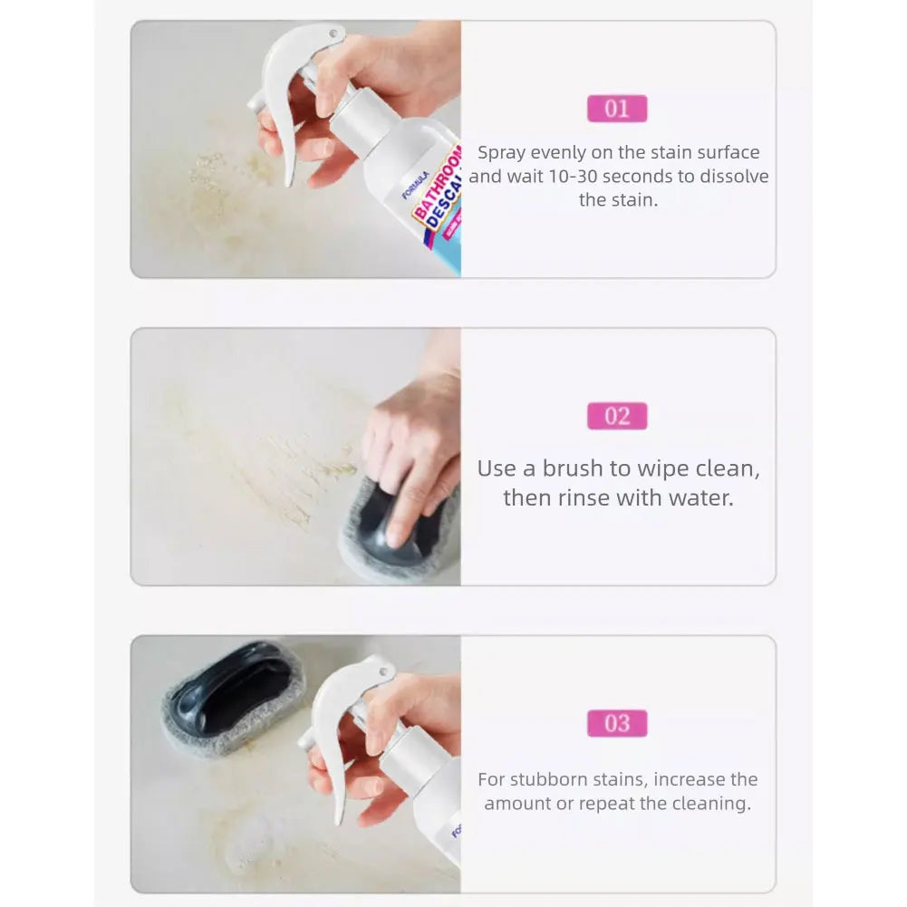 Anti-Limescale Foam Spray – Bathroom & Kitchen Descaler