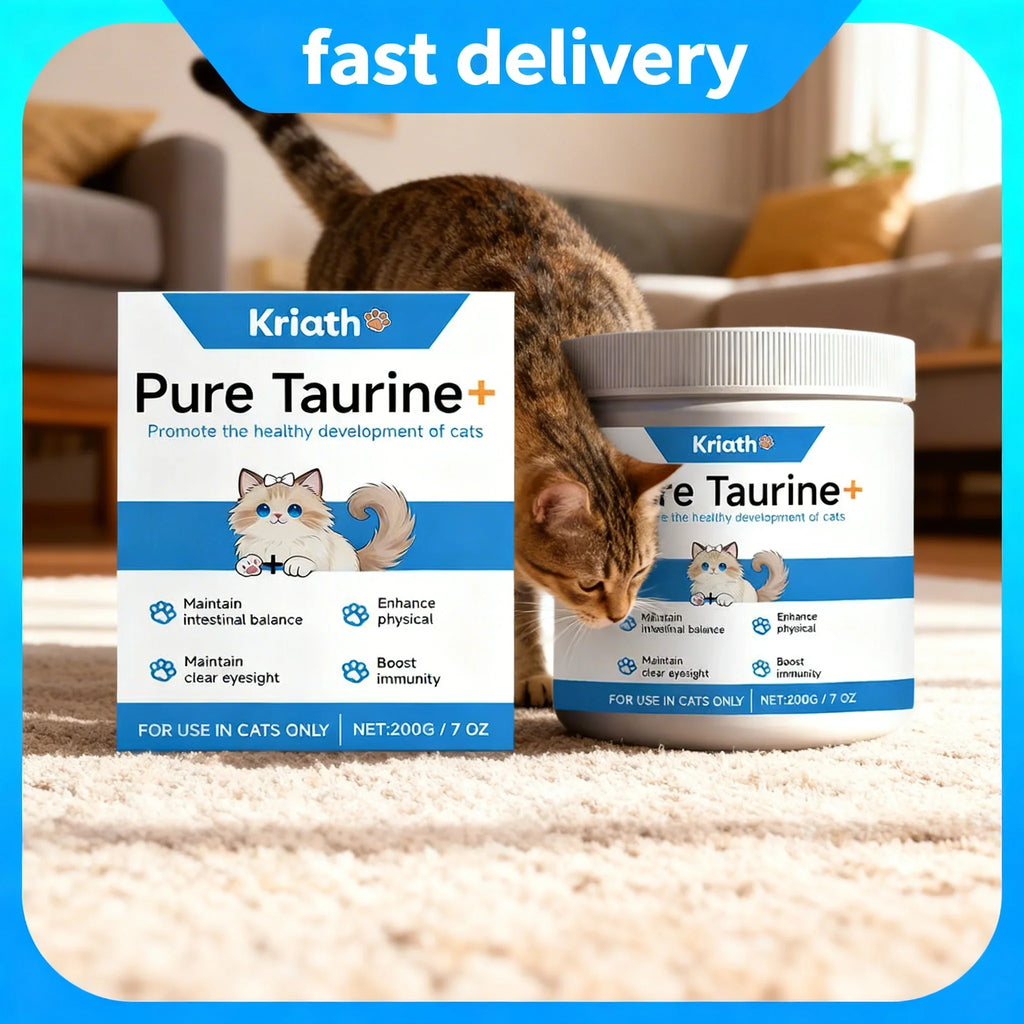 Cat Taurine Powder – Heart, Vision & Coat Support | 200g