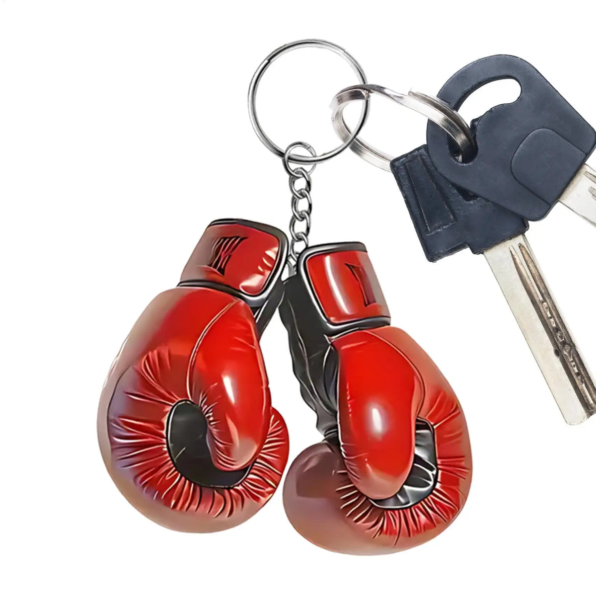 Boxing Gloves Key Rings 2D Acrylic Bag Charm Keychain Exquisite