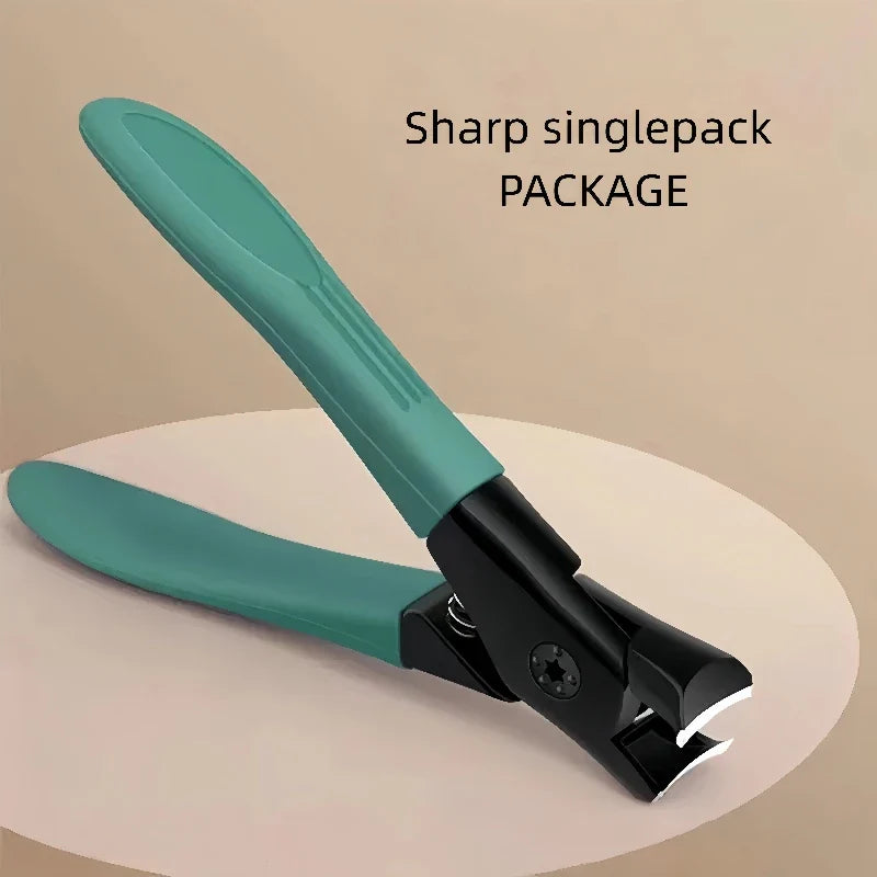 Anti-splash Large Opening Nail Clippers Trimmer Thick Nails Elderly