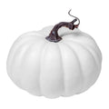 Artificial Decorative Pumpkins 17cm – Orange & White Fall Decor