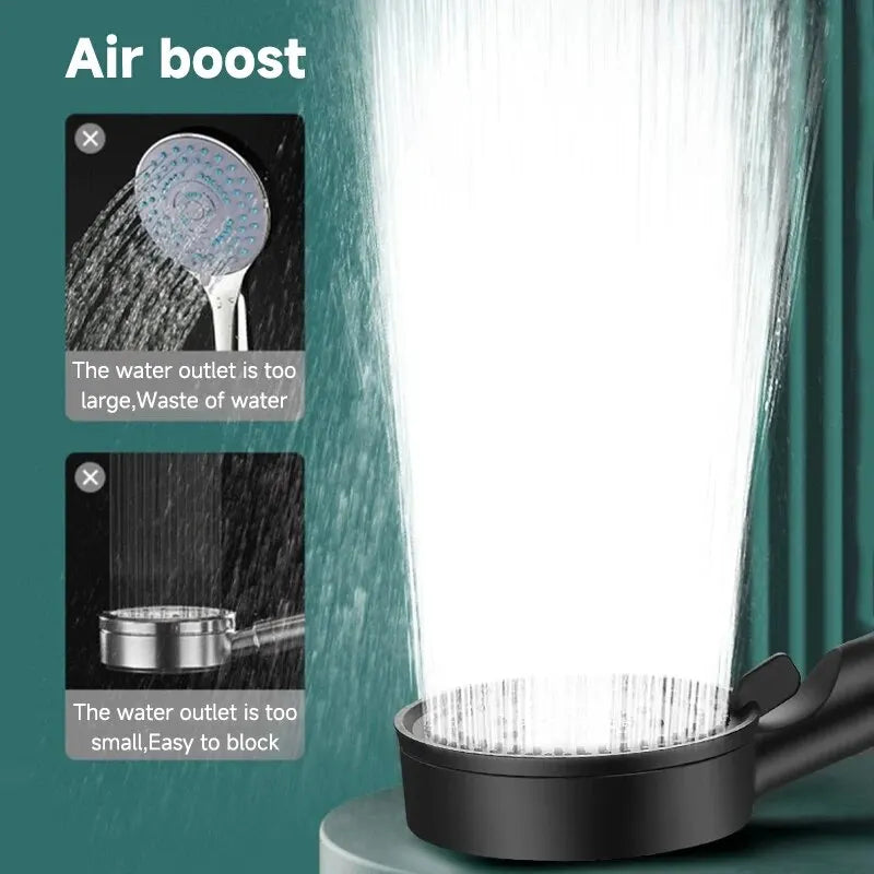 DOCO LAB 5-Mode Handheld Shower Head | Pressure Boost