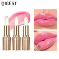 QiBest 3-Pack Glitter Color-Changing Lip Tint & Moisturizing Lipstick
