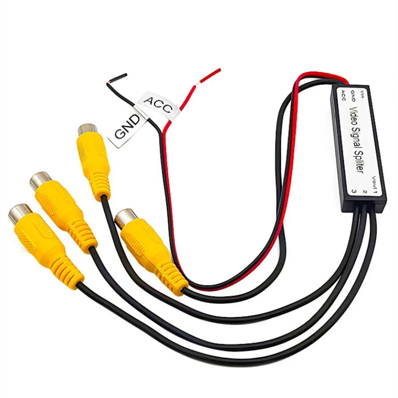 CVBS & AHD 720P Car Video Splitter – 1 In 3 Out Booster
