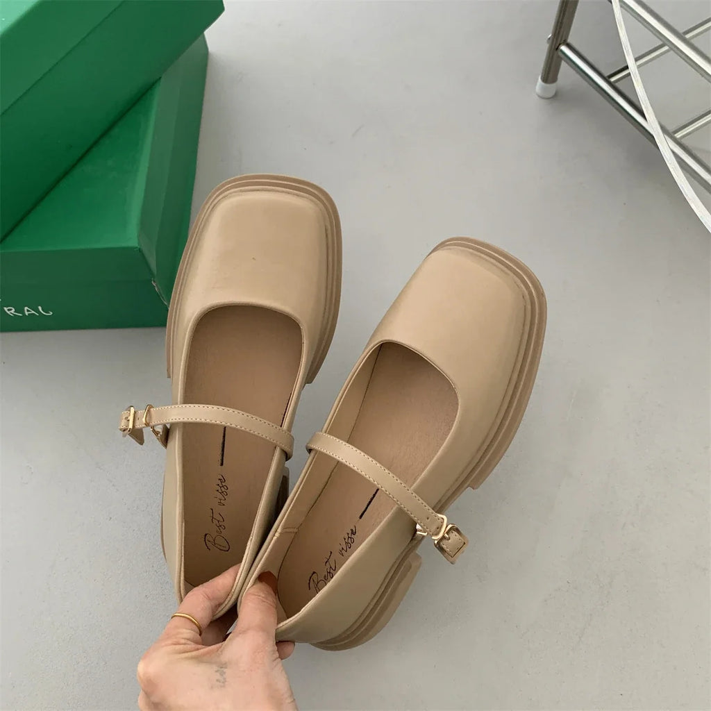 Women's Slip-On Oxford Flats – Preppy British Style Loafers