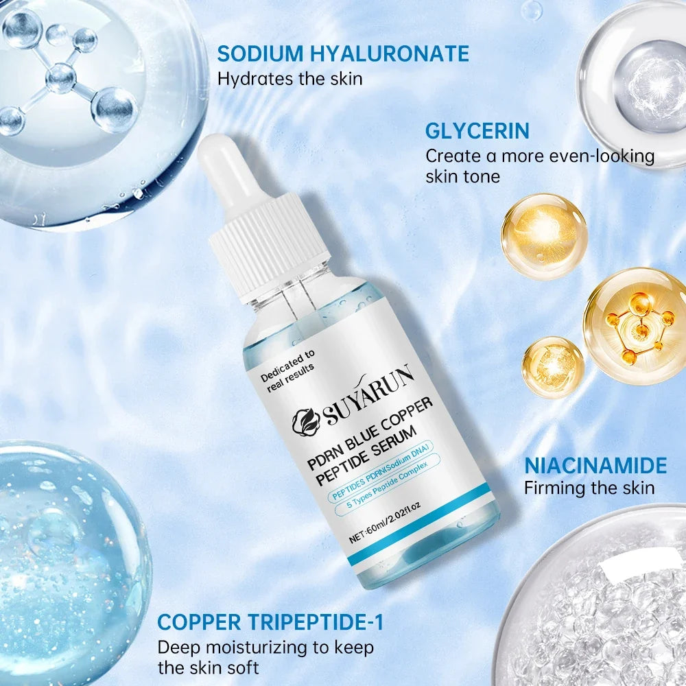 SUYARUN Blue Copper Peptide Serum – Firming Face Essence