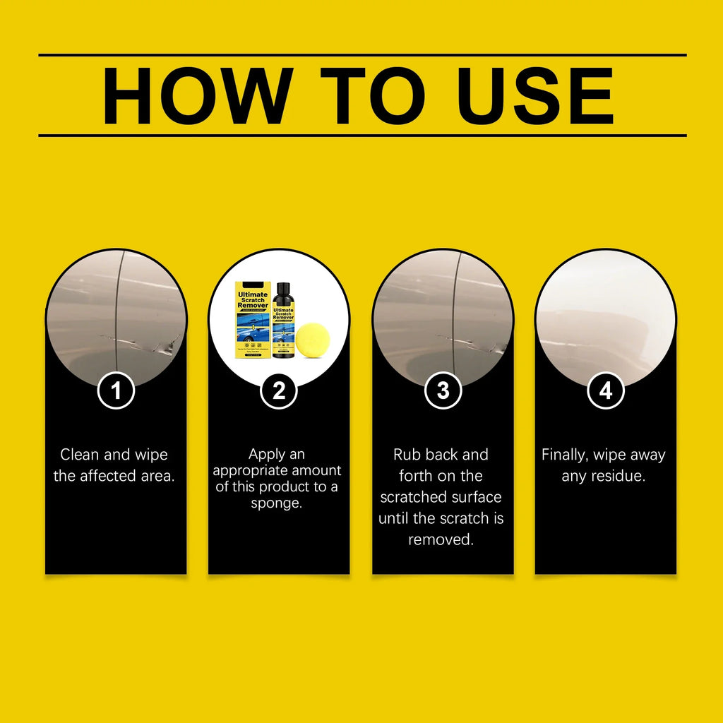 Car Scratch Remover & Polish Kit – Restore Paint & Shine