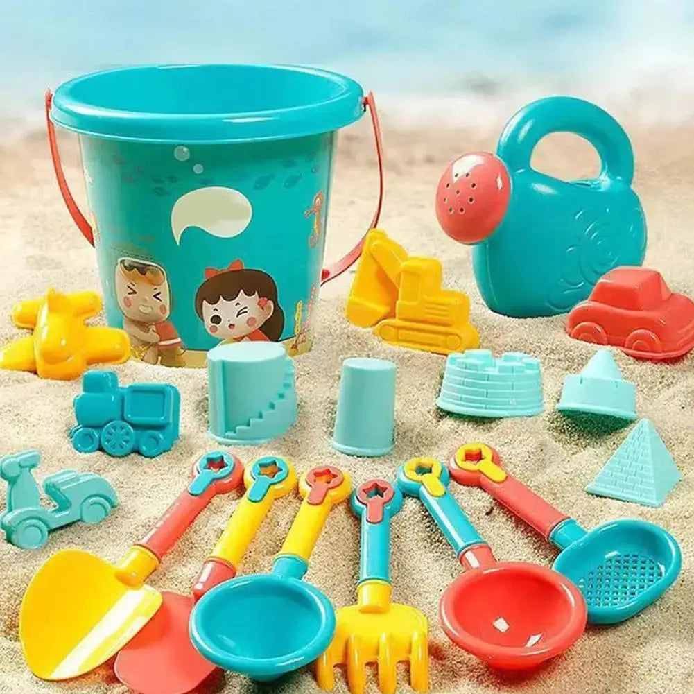 18-Piece Kids Beach Sand Toy Set | Durable Outdoor Play
