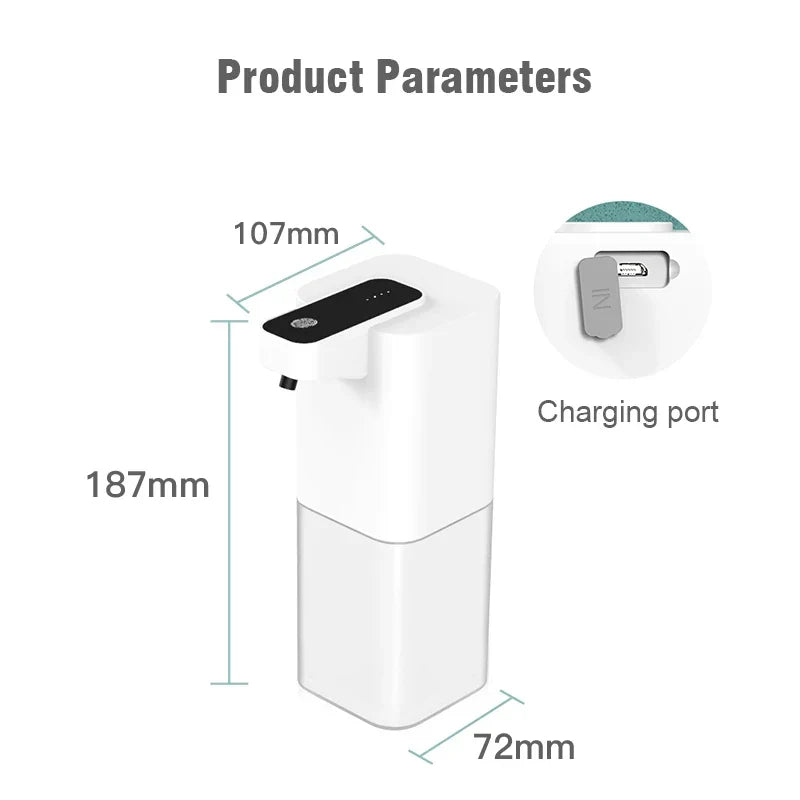 BALASHOV Touchless Foam Soap Dispenser – USB-C Rechargeable