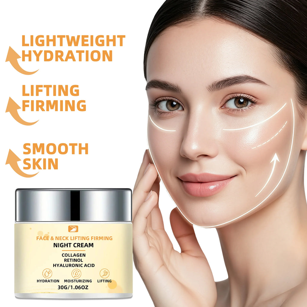 Ottilavie Firming Night Cream for Face & Neck | Non-Greasy