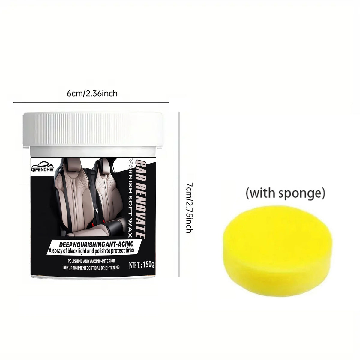 Car Interior Polish – Dashboard, Plastic & Tire Restorer