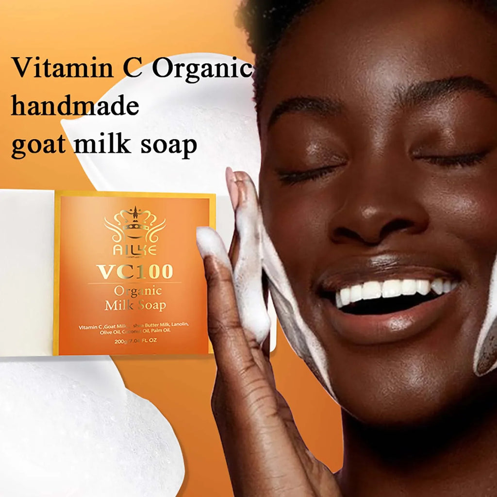 AILKE Organic Vitamin C Brightening Soap | Shea & Goat Milk 200g