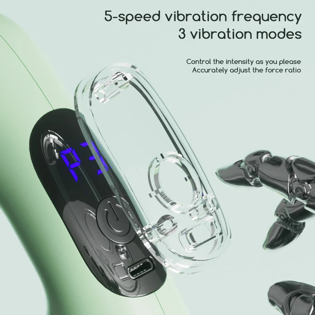 Cordless Fascia Ring Massager – 3 Modes & 5 Intensities