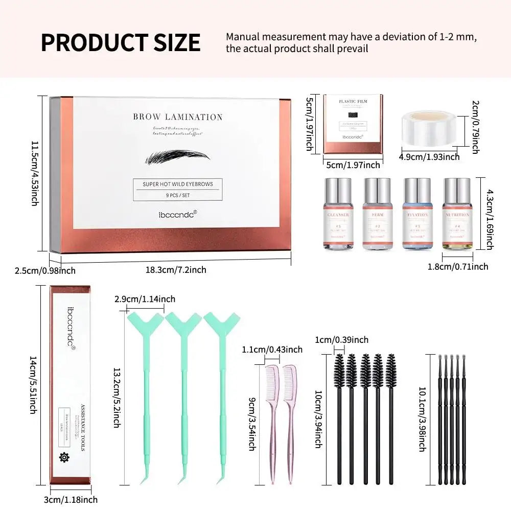 Brow Lamination Kit – At-Home Eyebrow Perm & Styling Set