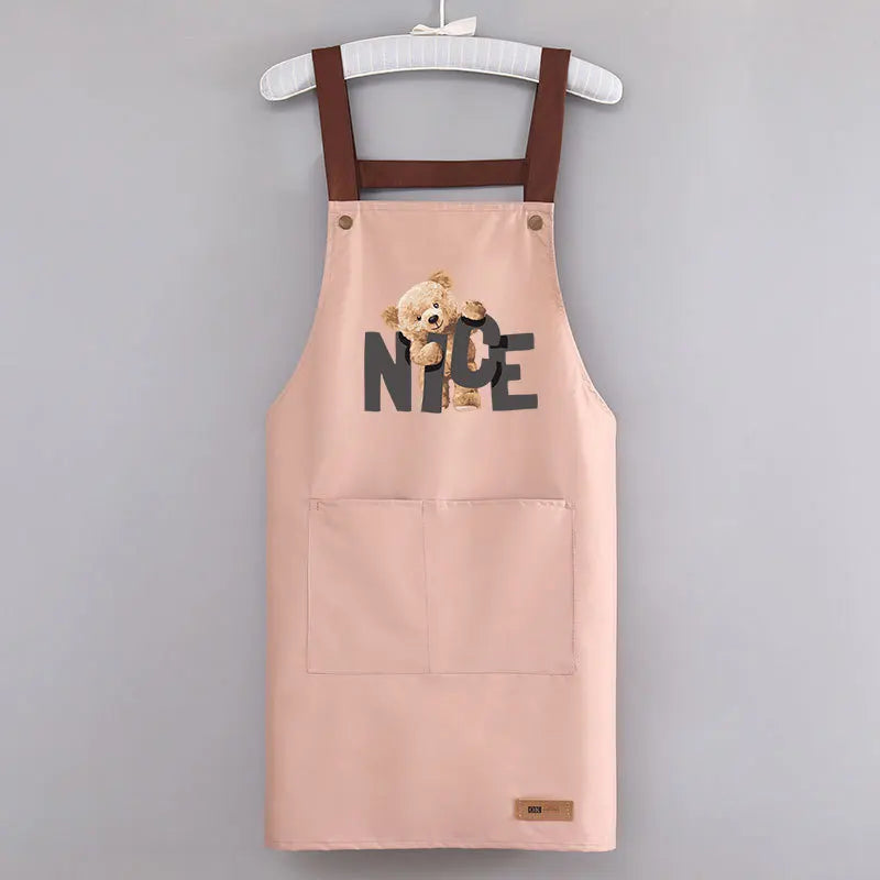 Resistant Dirt Apron Waterproof Oil Household Kitchen Cooking Fashion