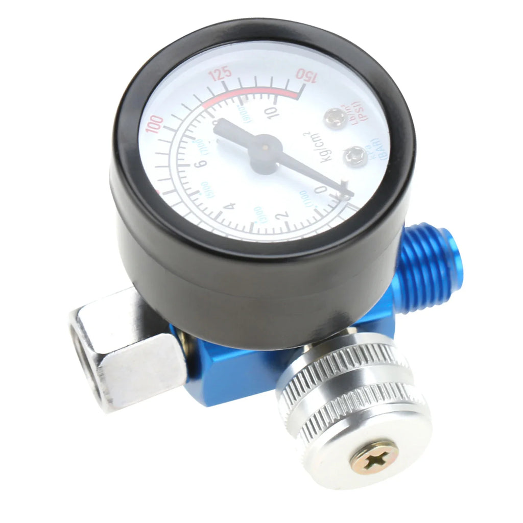 1/4" Spray Gun Air Pressure Regulator & Gauge | 0–150 PSI