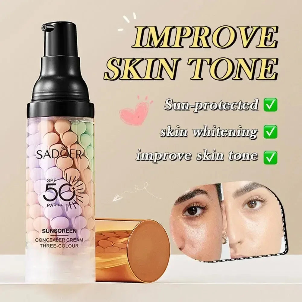 SADOER Three-Color Correction Cream – Primer & Concealer