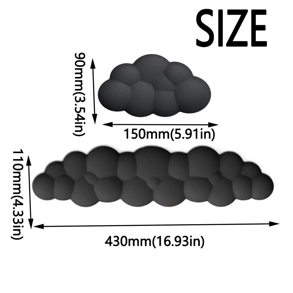 Cloud Ergonomic Wrist Rest Pad – Memory Foam Keyboard Support