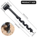 SLADE Manual Auger Drill – Carbon Steel Bushcraft Wood Tool