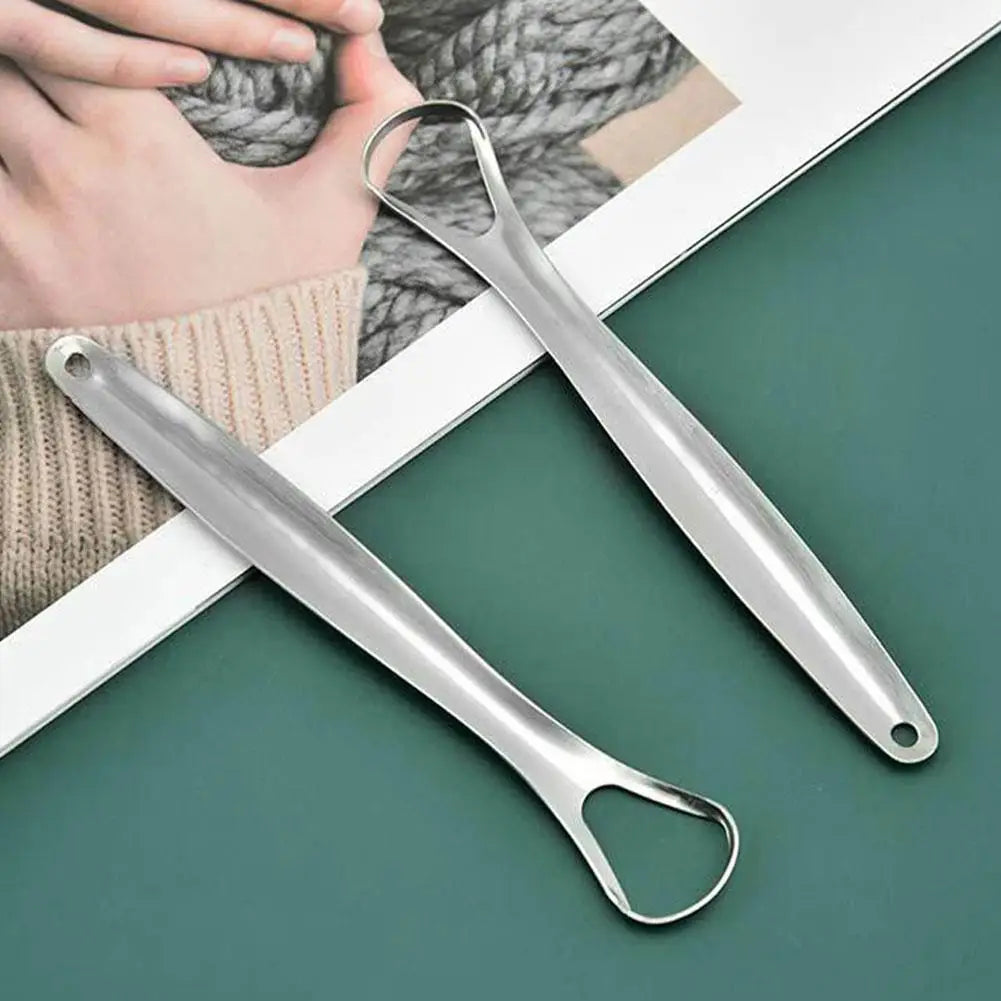 Stainless Steel Tongue Scraper for Fresh Breath & Oral Care