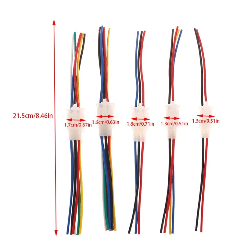 2.8MM Automotive Connector Kit – 2P 3P 4P 6P 9P Terminal Plugs