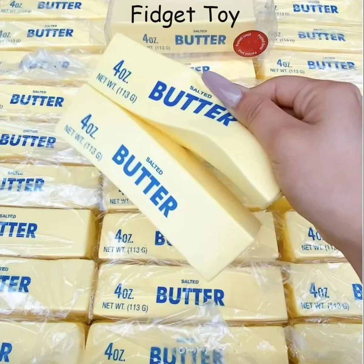 Butter Stick Slow Rising Squishy Fidget Toy | Squeeze Sensory