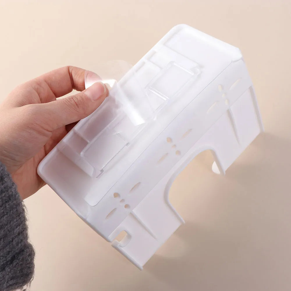 Wall-Mounted Hair Dryer Holder | No-Drill Bathroom Organiser