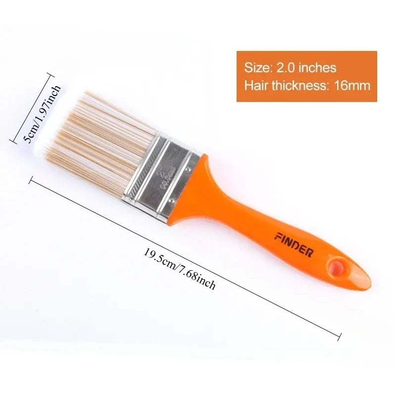 PET Soft Bristle Wall Paint Brush | ABS Handle DIY Tool