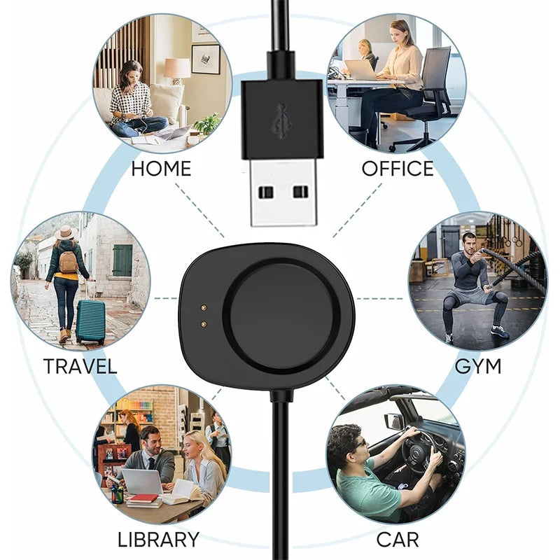 Magnetic Charger for Amazfit Balance A2286/Balance 2/T-Rex 3