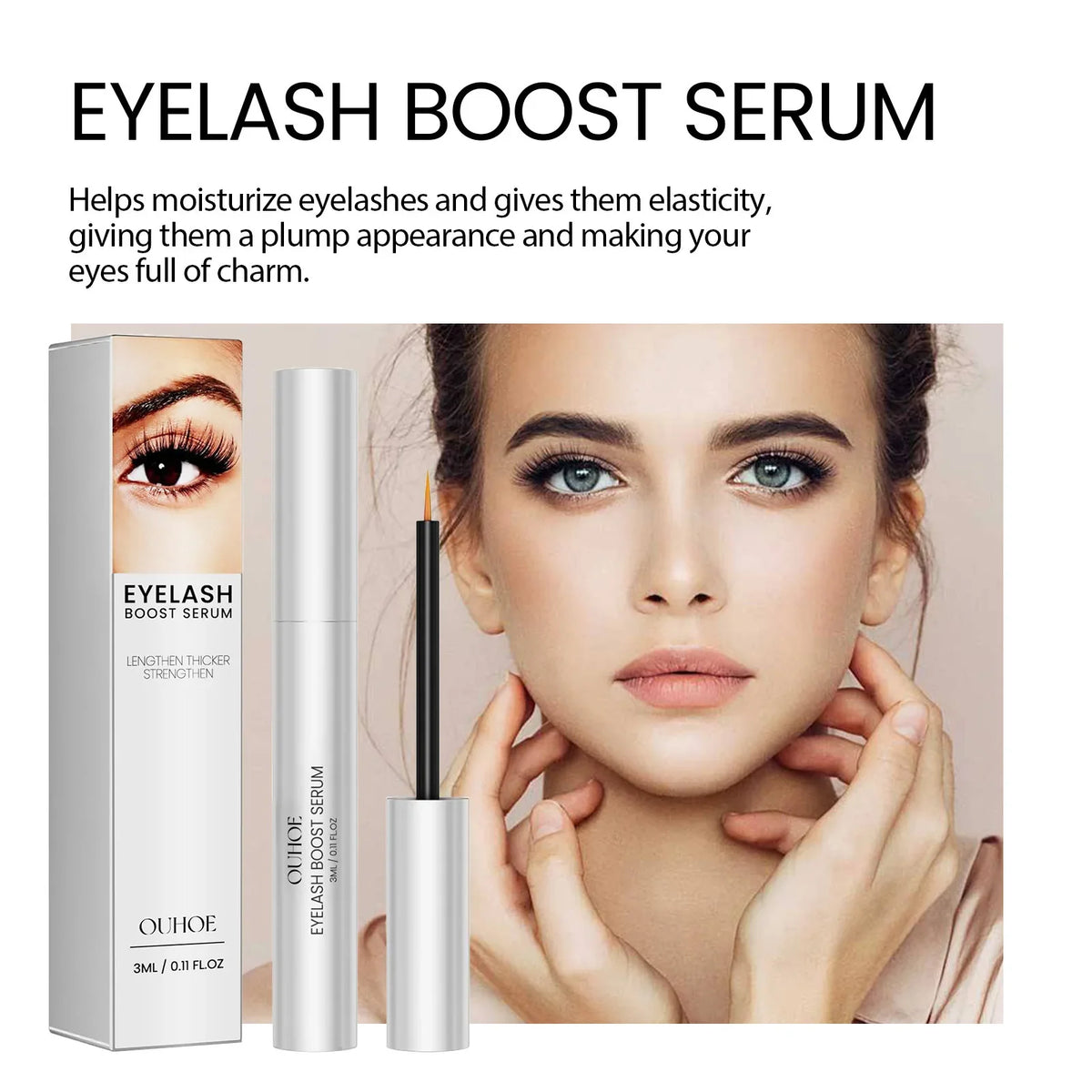 Eyelash Growth Serum – Fuller, Thicker & Longer Lashes | 3ml