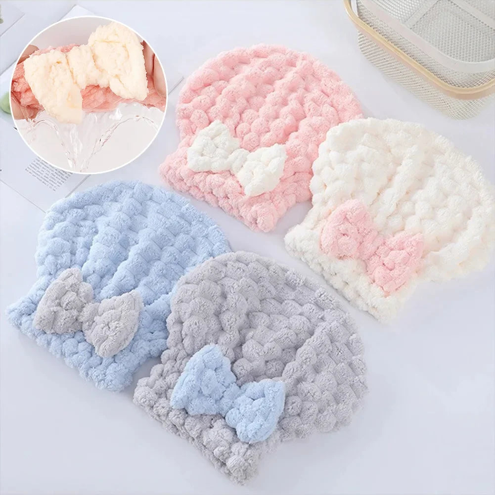 Quick Dry Hair Towel Wrap Turban for Long Thick Hair – Women