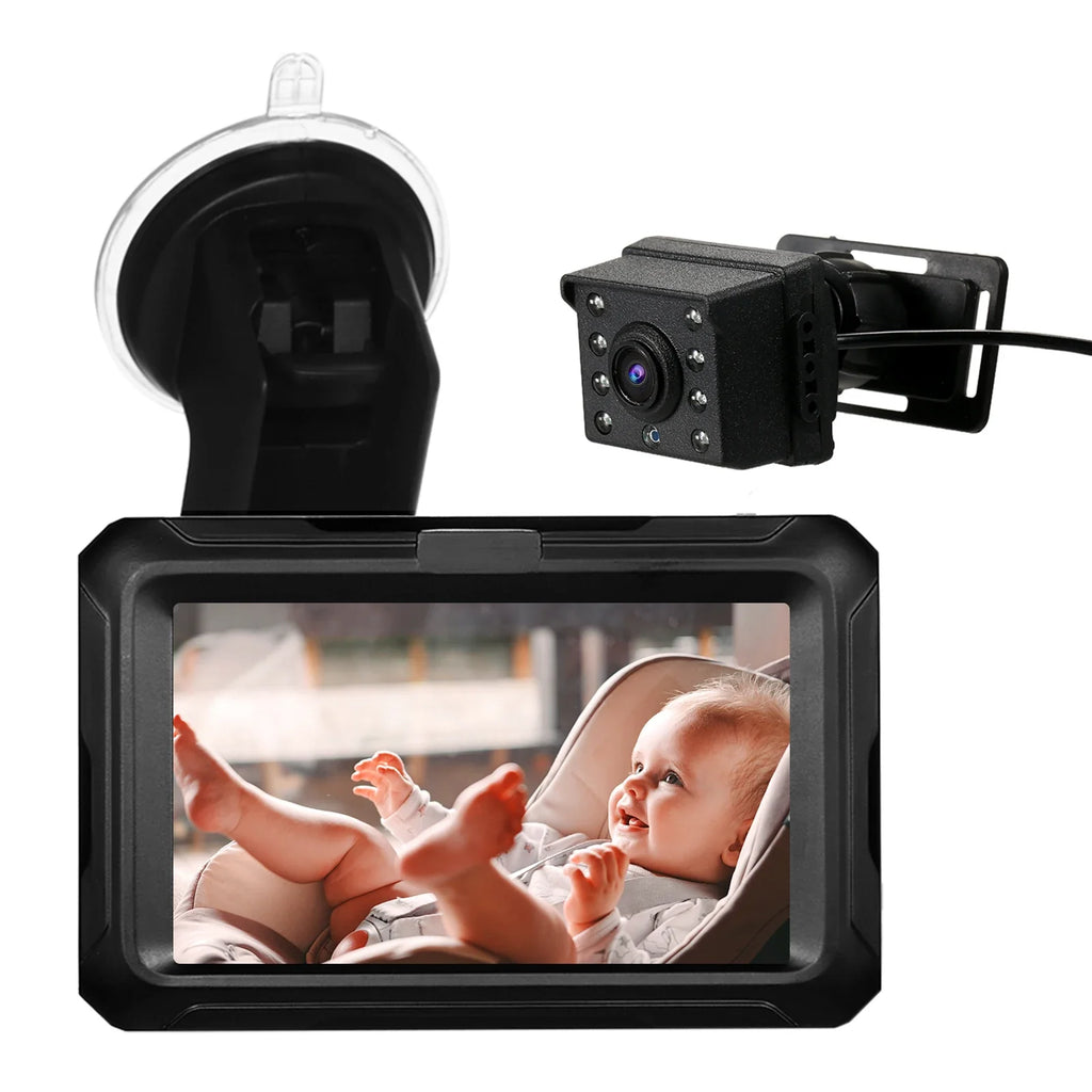 KKMOON 1080P Baby Car Monitor | 4.3" IPS & Night Vision