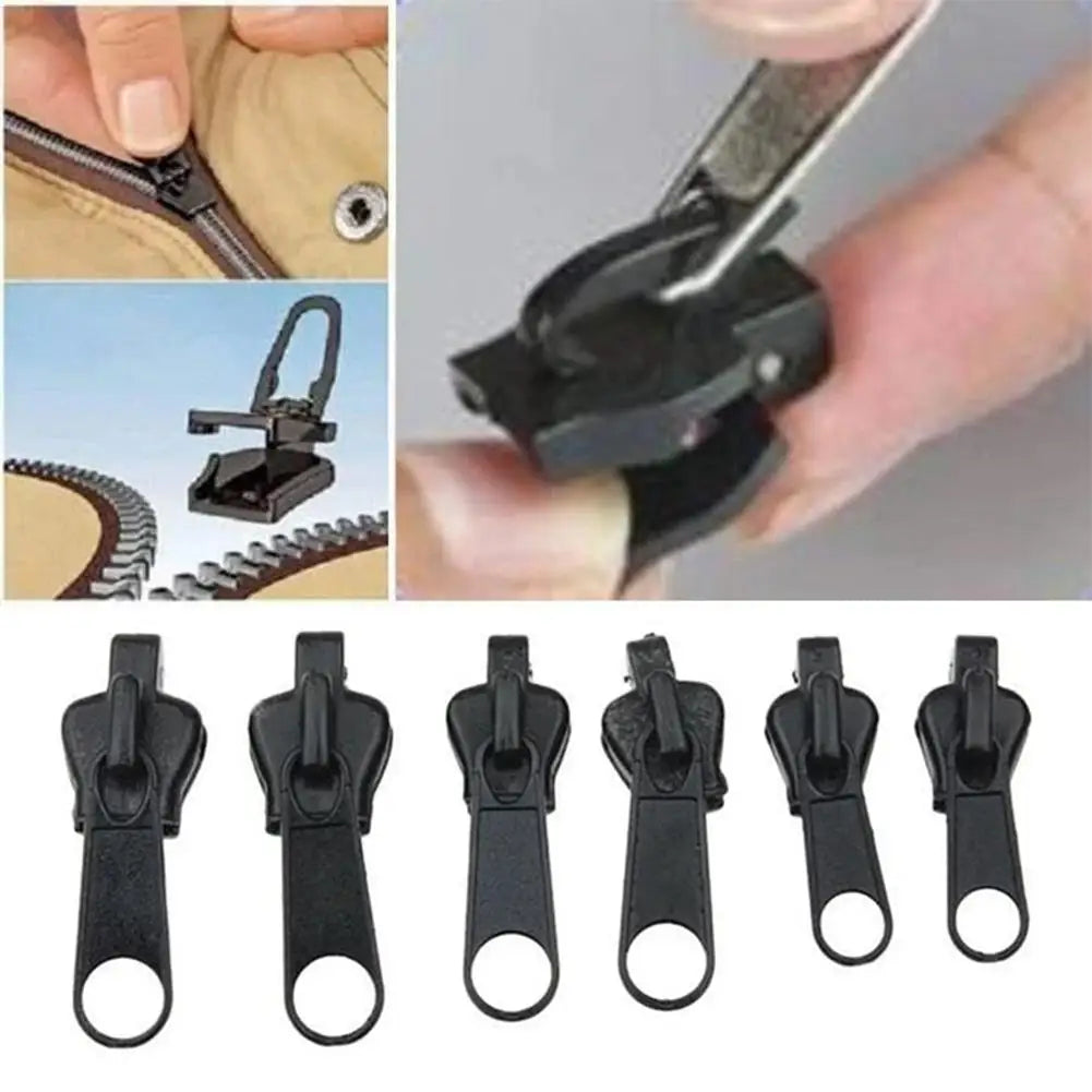 Zipper Replacement Pull Slider Fixer Parts DIY Crafts Zip Repair 3 5